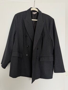 Pinstripe Blazer
